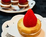 いちご♡おやつ♡ドーナツスモアのケーキ作り方6写真