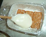 ビスケットホワイトチョコケーキ作り方3写真