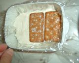ビスケットホワイトチョコケーキ作り方4写真