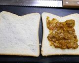 簡単！ホットサンド☆チーズカレー作り方1写真