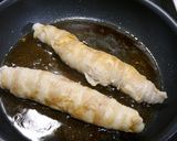 簡単！アスパラの油揚げ&肉マキマキ作り方5写真