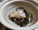 シモフリシメジと打ち豆のなべ焼きうどん作り方4写真