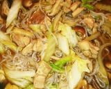 白菜入り☆汁多めのトロふわ親子丼♪作り方5写真
