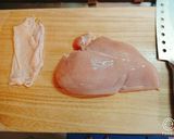 節約♡むね肉のおろしそチキンカツ作り方1写真