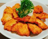 節約♡むね肉のおろしそチキンカツ作り方10写真