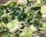 ＊マクロビ＊ネギ味噌カムートうどん作り方2写真