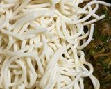 ＊マクロビ＊ネギ味噌カムートうどん作り方5写真