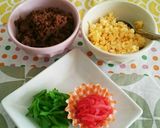 簡単♬♡そぼろおにぎり(✿˘︶˘*)作り方1写真