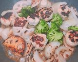 鶏団子と野菜の黒酢炒め作り方8写真
