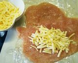 節約‼むね肉で『チーズチキンカツ』作り方3写真