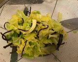 キャベツと昆布と大葉の和え物作り方1写真