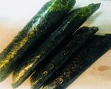 塩酒粕万能ネギ油で＊パリとろ納豆磯部焼き作り方3写真