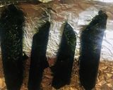 塩酒粕万能ネギ油で＊パリとろ納豆磯部焼き作り方4写真