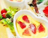 パンの耳で節約パンプディング《苺入り》作り方8写真