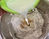 【手捏ね】チョコプリンでショコラ食パン作り方2写真