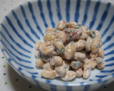 大豆と大葉の梅マヨネーズ和え♪作り方3写真