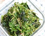 水菜とわかめのピリ辛ナムル【作り置き】作り方4写真