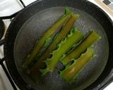 春キャベツとめかぶの茎の和え物作り方1写真