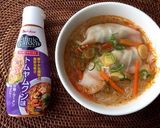 トムヤムクン風♪ウマ辛水餃子スープ作り方4写真