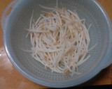 節約おつまみ　もやしとちくわのチヂミ作り方1写真