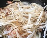 えのきのカサ増しベーコンパスタ作り方3写真