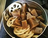 蓮根と蒟蒻のピリ辛煮作り方1写真