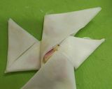 手裏剣の春巻つくってみました作り方8写真