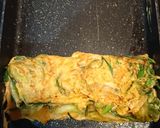 簡単１品☆ネギとキムチの大きい卵焼き作り方3写真