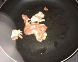 豚肉と高菜のバター醤油パスタ♪作り方2写真