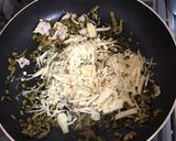 豚肉と高菜のバター醤油パスタ♪作り方4写真