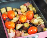 簡単あと一品★ナスとトマトのパクチー炒め作り方3写真