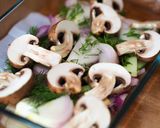 オーブンで簡単★鶏もも肉と野菜のグリル♡作り方2写真