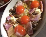 卵とバターで♡しめじベーコンオーブン焼き作り方2写真