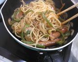 焼きそばナポリタン作り方3写真
