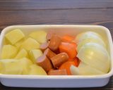 ごろごろ野菜のはちみつカレー煮込み作り方1写真