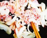 ペペロンチーノ風焼きうどんです✨作り方2写真