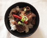 調味料３つで☆すじ煮丼！作り方3写真