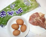 水菜の親子丼♪簡単作り方1写真