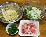 大葉でさっぱり♡豚肉と長ネギ炒め作り方1写真