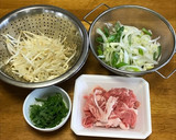 大葉でさっぱり♡豚肉と長ネギ炒め作り方1写真