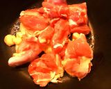 鶏照り焼きとほうれん草のとろとろ親子丼作り方5写真