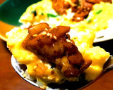 鶏照り焼きとほうれん草のとろとろ親子丼作り方11写真