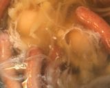 簡単美味しい卵ソーセージのコンソメスープ作り方3写真