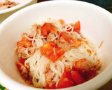ささっと一品！簡単☆ツナトマトそうめん☆作り方7写真
