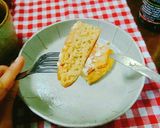 糖質制限＊大豆粉のふわふわホットケーキ❤作り方6写真
