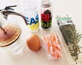 お弁当に☆人参とローズマリーの卵焼き作り方1写真