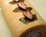 ひな祭りにも♪米粉de桜色のロールケーキ作り方14写真