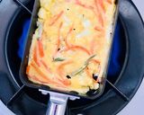 お弁当に☆人参とローズマリーの卵焼き作り方4写真