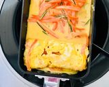 お弁当に☆人参とローズマリーの卵焼き作り方6写真