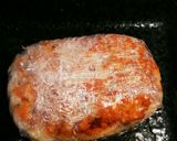 お弁当＊ポン酢で簡単♪チキンハンバーグ作り方4写真